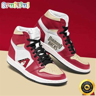 MLB Arizona Diamondbacks Air Jordan 1 High Sneakers Classic Air Jordan Sneakers