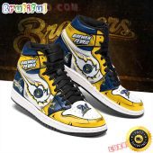 MLB Milwaukee Brewers Air Jordan 1 High Sneakers Classic Air Jordan Sneakers