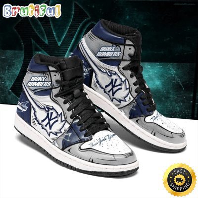 MLB New York Yankees Air Jordan 1 High Sneakers Iconic Air Jordan 1 Shoes