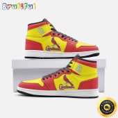 MLB St. Louis Cardinals Air Jordan 1 High Sneakers Stylish Air Jordan 1 Series