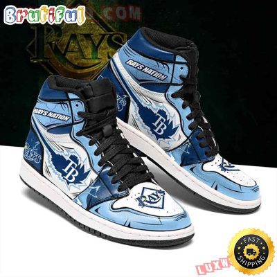 MLB Tampa Bay Rays Air Jordan 1 High Sneakers Classic Air Jordan Sneakers