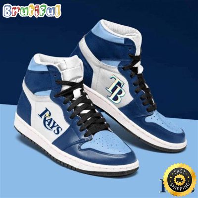 MLB Tampa Bay Rays Air Jordan 1 High Sneakers Iconic Air Jordan 1 Shoes