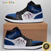 MLB Texas Rangers Air Jordan 1 High Sneakers Classic Air Jordan Sneakers