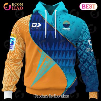 Moana Pasifika Super Rugby Mix Jerseys 2023 Personalized 3D Hoodie -soulcals