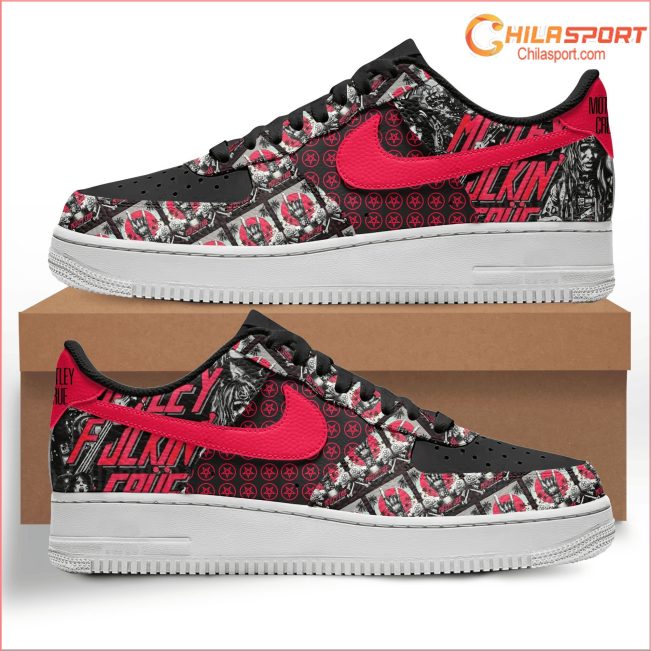 Motley Crue Air Low Top AF1 Sneakers Stylish Footwear Shoes For Men And Women - soulcals