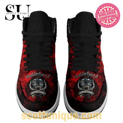 Ace of Spades Motorhead Nike Air Jordan 1 High Top Sneaker -Soulcals.com