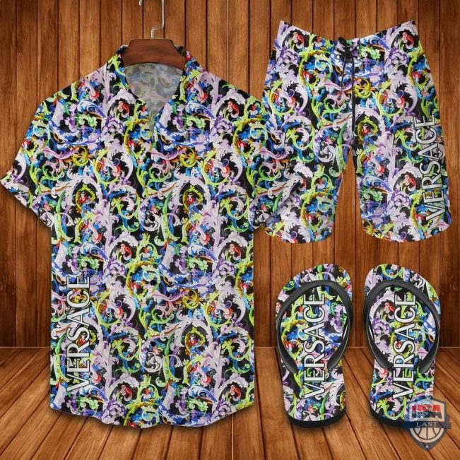Versace Hawaiian Shirt Beach Short 05 - Hot Sale 2025