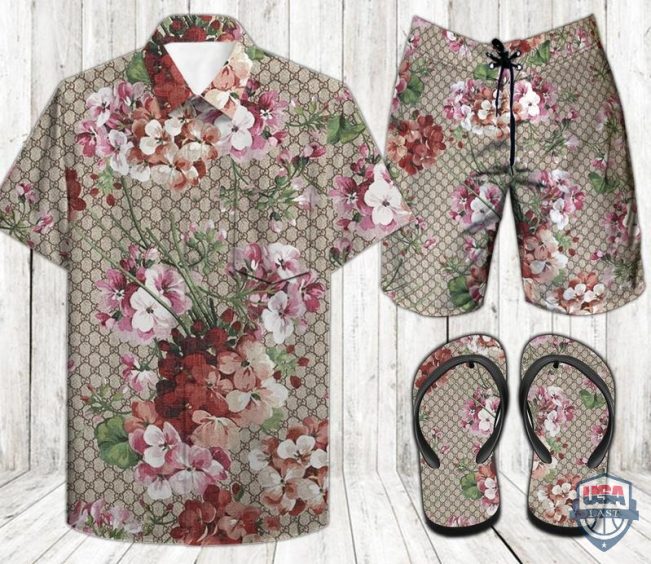 Gucci Set Hawaiian Shirt Beach Short 12 - Hot Sale 2025