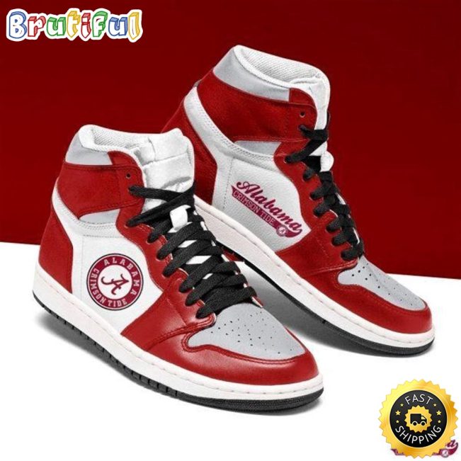 NCAA Alabama Crimson Tide Air Jordan 1 High Sneakers Classic Air Jordan Sneakers