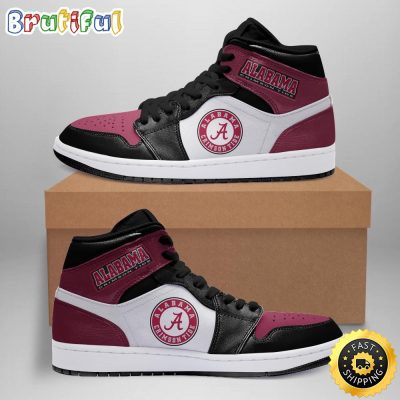NCAA Alabama Crimson Tide Air Jordan 1 High Sneakers Iconic Air Jordan 1 Shoes