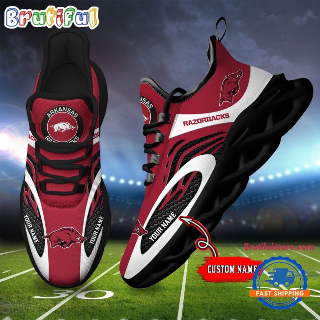 NCAA Arkansas Razorbacks Sport Team New Design Max Soul Shoes Sneaker