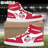 NCAA Arkansas Razorbacks Sport Team Personalized Air Jordan 1 Hightop Shoes
