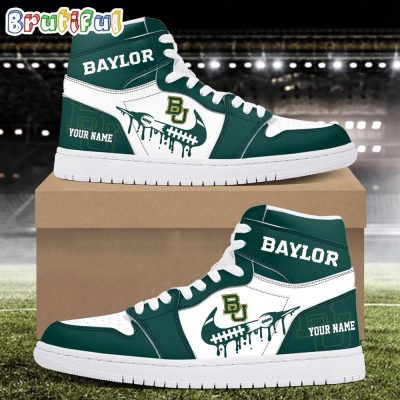 NCAA Baylor Bears Sport Team Personalized Air Jordan 1 Hightop Shoes
