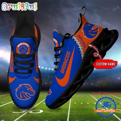 NCAA Boise State Broncos New Season Design Max Soul Shoes Sport Sneaker