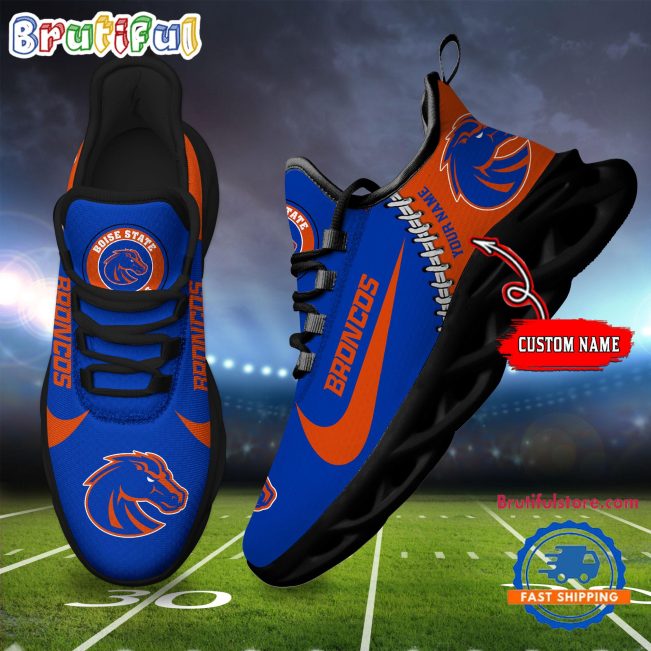 NCAA Boise State Broncos New Season Design Max Soul Shoes Sport Sneaker