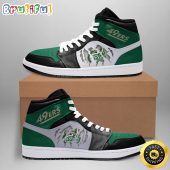 NCAA Charlotte 49ers Logo Air Jordan 1 High Sneakers