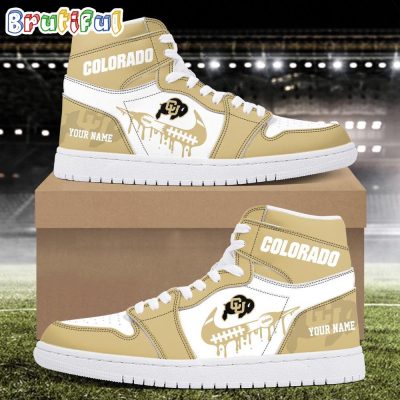 NCAA Colorado Buffaloes Sport Team Personalized Air Jordan 1 Hightop Shoes