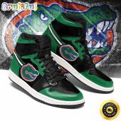 NCAA Florida Gators Green Black Air Jordan 1 High Sneakers