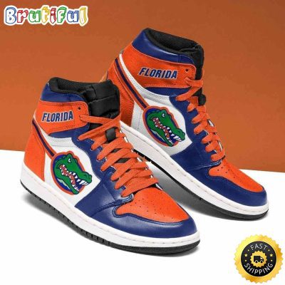 NCAA Florida Gators Orange Blue Air Jordan 1 High Sneakers Legendary Air Jordan Footwear