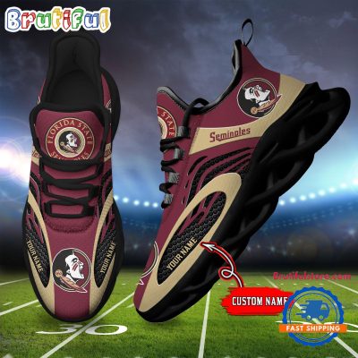 NCAA Florida State Seminoles Sport Team New Design Max Soul Shoes Sneaker