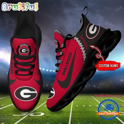 NCAA Georgia Bulldogs New Season Design Max Soul Shoes Sport Sneaker