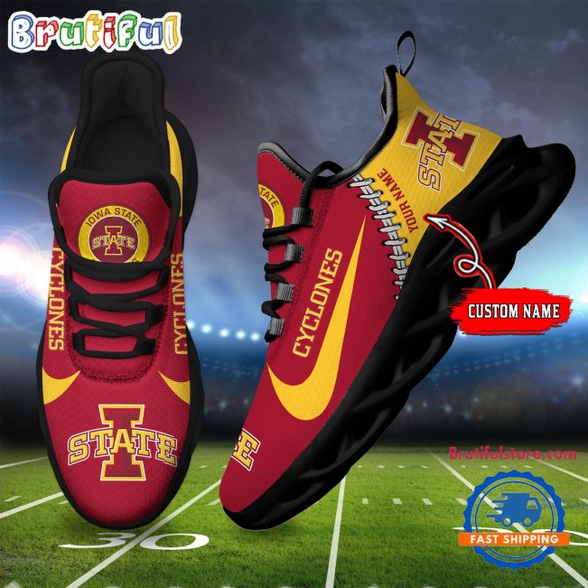 NCAA Iowa State Cyclones New Season Design Max Soul Shoes Sport Sneaker