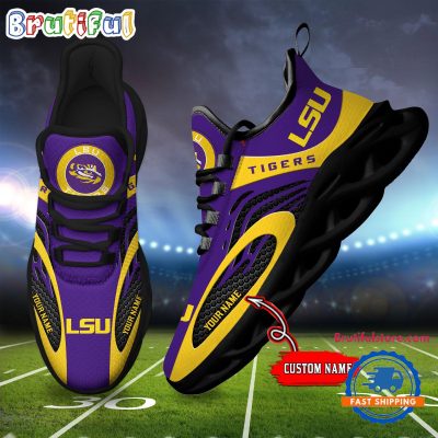 NCAA LSU Tigers Sport Team New Design Max Soul Shoes Sneaker