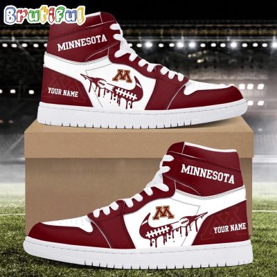 NCAA Minnesota Golden Gophers Sport Team Personalized Air Jordan 1 Hightop Shoes