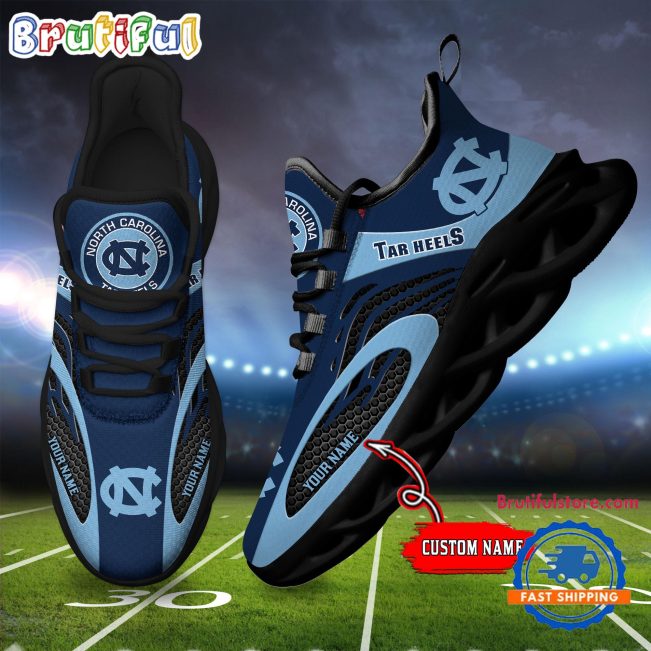 NCAA North Carolina Tar Heels Sport Team New Design Max Soul Shoes Sneaker