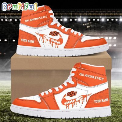 NCAA Oklahoma State Cowboys Sport Team Personalized Air Jordan 1 Hightop Shoes