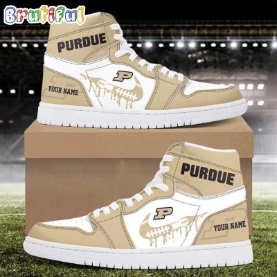 NCAA Purdue Boilermakers Sport Team Personalized Air Jordan 1 Hightop Shoes