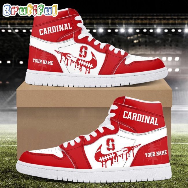 NCAA Stanford Cardinal Sport Team Personalized Air Jordan 1 Hightop Shoes