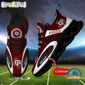 NCAA Texas AM Aggies Sport Team New Design Max Soul Shoes Sneaker