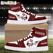 NCAA Texas A&M Aggies Sport Team Personalized Air Jordan 1 Hightop Shoes