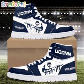 NCAA Uconn Huskies Sport Team Personalized Air Jordan 1 Hightop Shoes