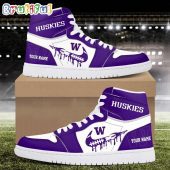 NCAA Washington Huskies Sport Team Personalized Air Jordan 1 Hightop Shoes