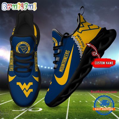 NCAA West Virginia Mountaineers New Season Design Max Soul Shoes Sport Sneaker