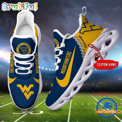 NCAA West Virginia Mountaineers New Season Design Max Soul Shoes Sport Sneaker