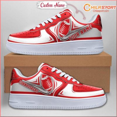Nebraska Cornhuskers NCAA Air Low Top AF1 Sneakers Shoes for Fans Stylish Gift - soulcals Nebraska Cornhuskers NCAA Air Low Top AF1 Sneakers Shoes for Fans Stylish Gift - soulcals