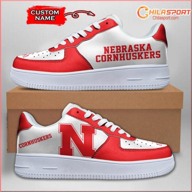 Nebraska Cornhuskers NCAA Air Low Top AF1 Sneakers Shoes Gift For Stylish Fans - soulcals
