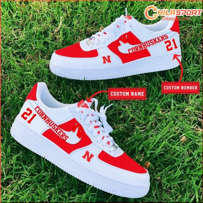 Nebraska Cornhuskers NCAA Air Low Top AF1 Sneakers Stylish Shoes for Men and Women - soulcals