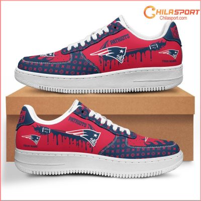 New England Patriots Air Force 1 Shoes Stylish Gift - soulcals New England Patriots Air Force 1 Shoes Stylish Gift - soulcals