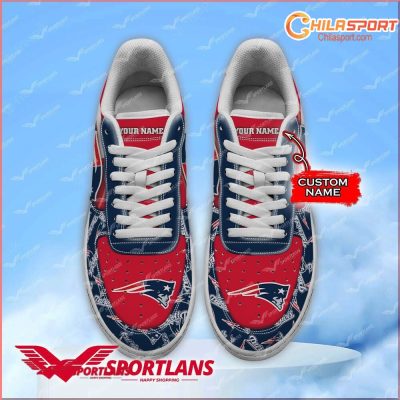 New England Patriots Air Low Top AF1 Sneakers - Stylish, Trendy Gift - soulcals New England Patriots Air Low Top AF1 Sneakers - Stylish, Trendy Gift - soulcals