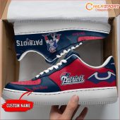 New England Patriots NFL Air Low Top AF1 Sneakers Stylish and Comfortable Shoes for Men and Women - soulcals