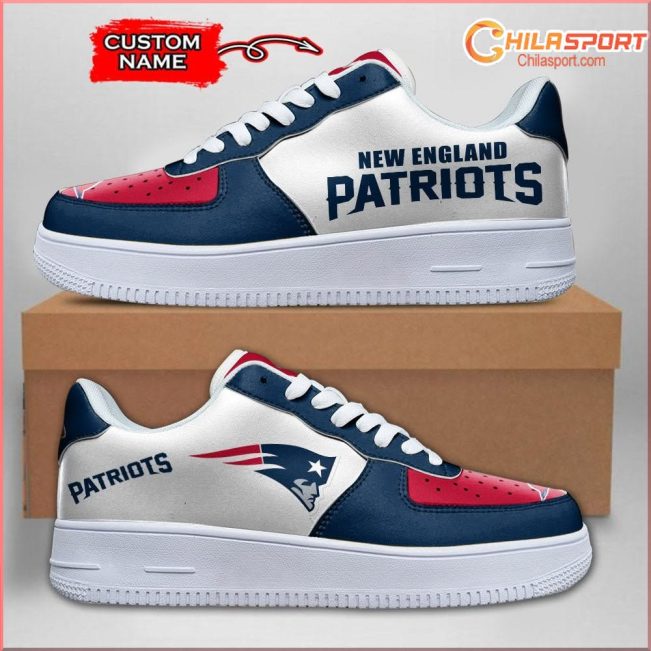 New England Patriots NFL Air Low Top AF1 Sneakers Stylish Comfortable Shoes For Men And Women - soulcals