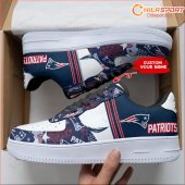 New England Patriots Personalized AF1 Shoes Stylish Gifts For Fans - soulcals