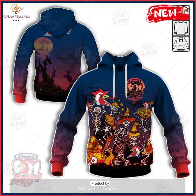 NEW NRL Canberra Raiders Halloween Style for Men and Women Hoodie Sweatshirt 3D -soulcals