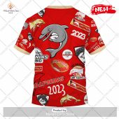 [new] Nrl Dolphins Season Logo Design Hoodie Sweatshirt 3d Great, I Liked It - demo10