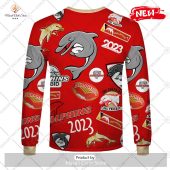 [new] Nrl Dolphins Season Logo Design Hoodie Sweatshirt 3d Wow, Cute Pie - demo10