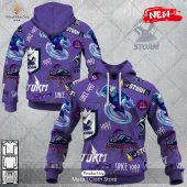 [new] Nrl Melbourne Storm Season Logo Design Hoodie Sweatshirt 3d Nice Pic - demo10